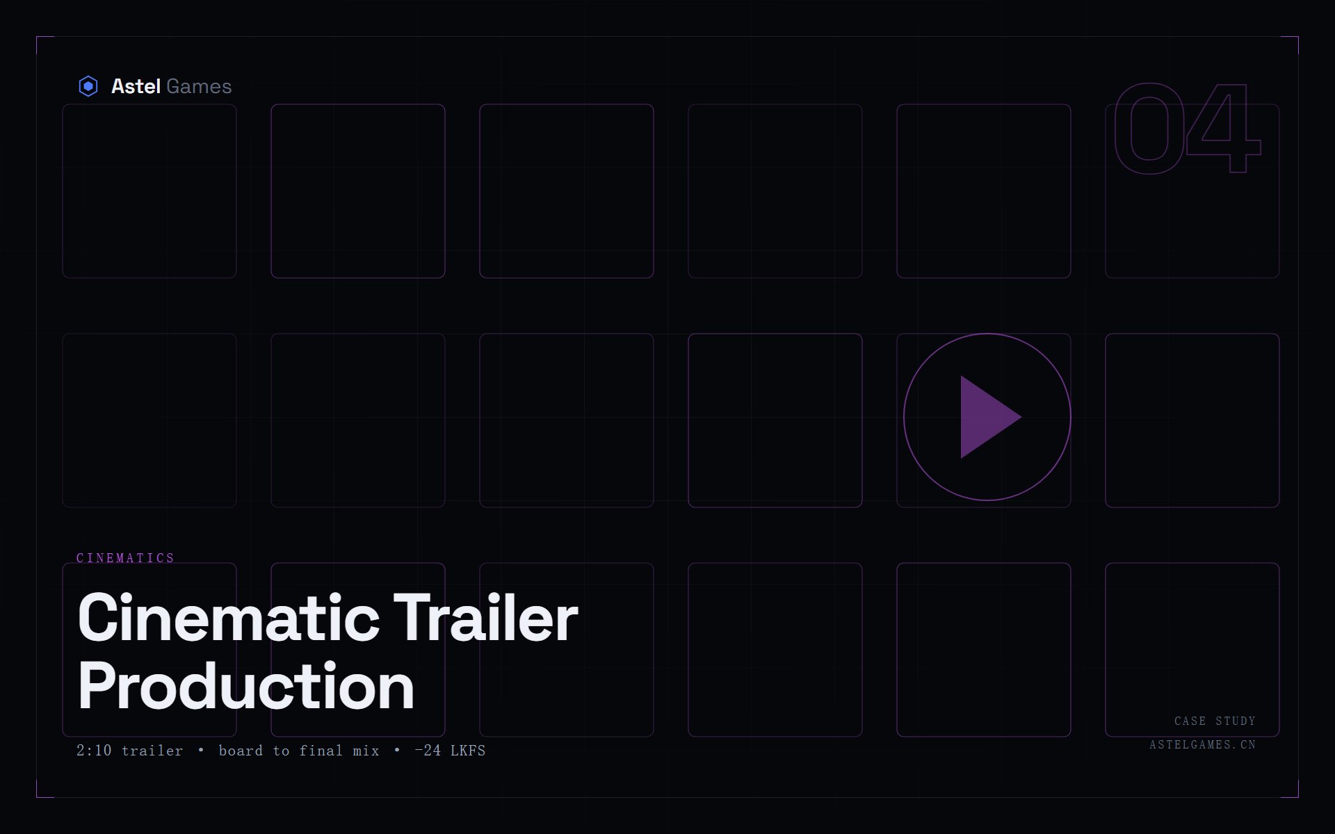 Cinematic Trailer Production
